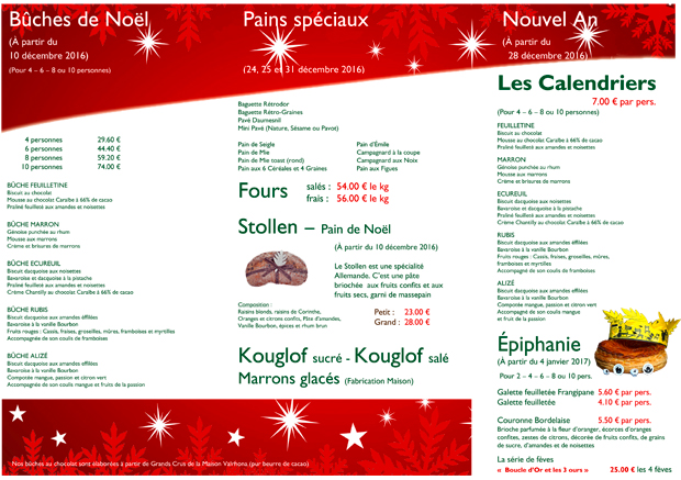 Boulangerie-Pâtisserie de Stéphane Vandermeersch - Le pâtissier des